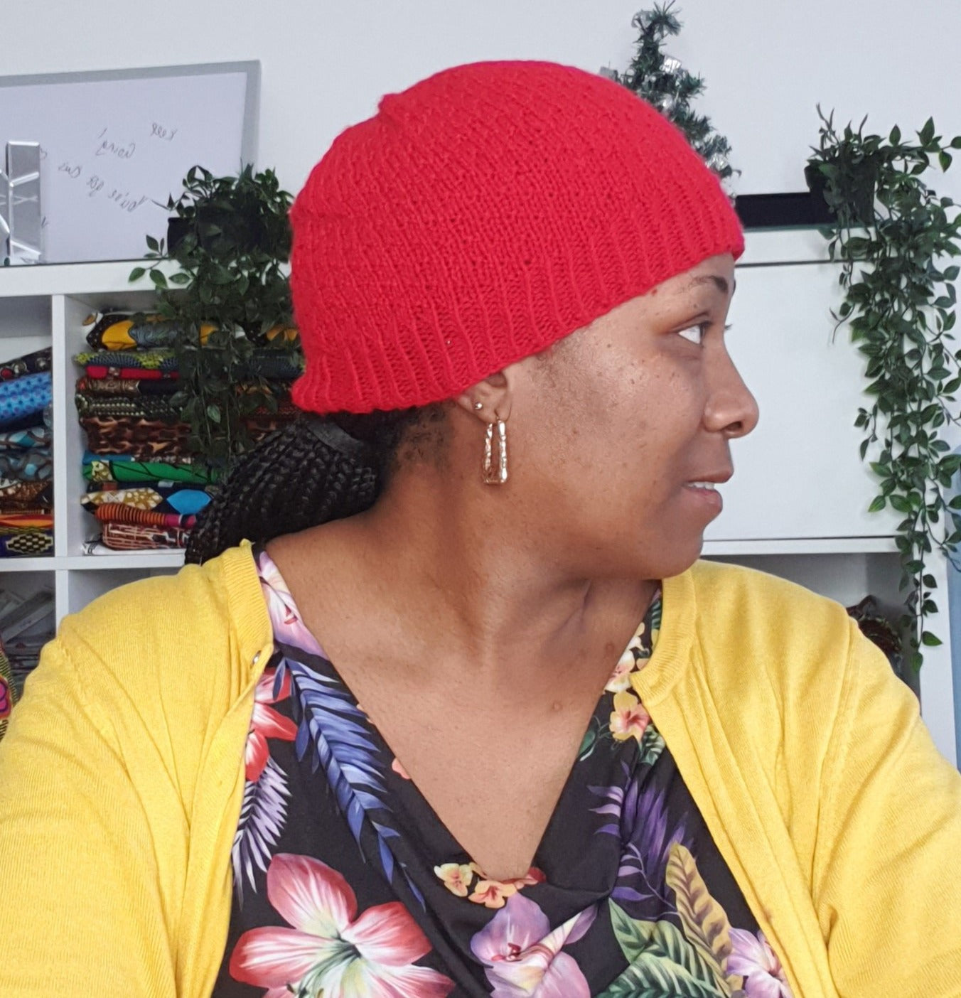 Vibrant Red side view