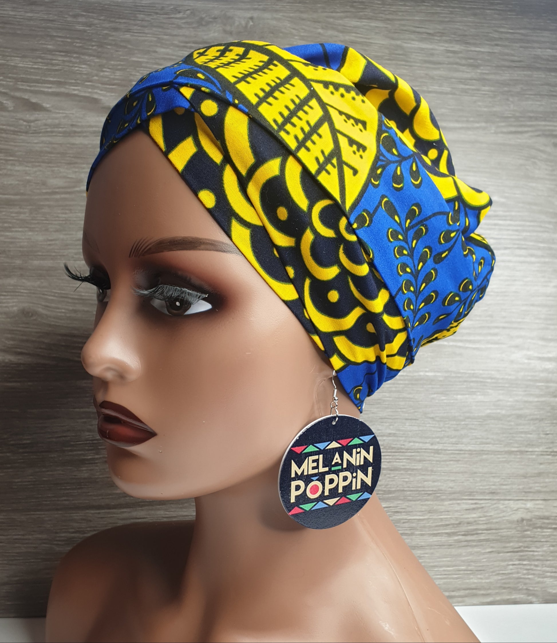 Headwraps – Tagged Blue Headwrap – Tafari Wraps